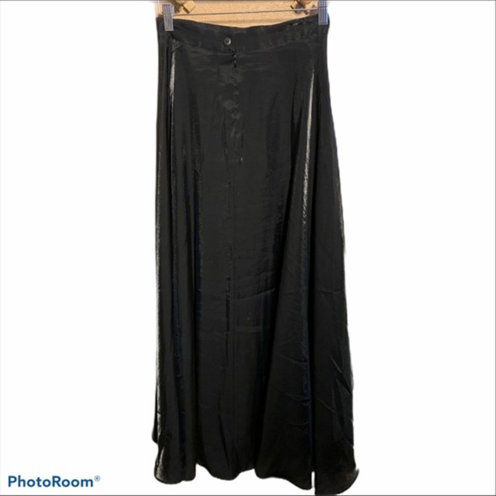 Js Collections Full Length Black Shimmering Skirt… - image 3